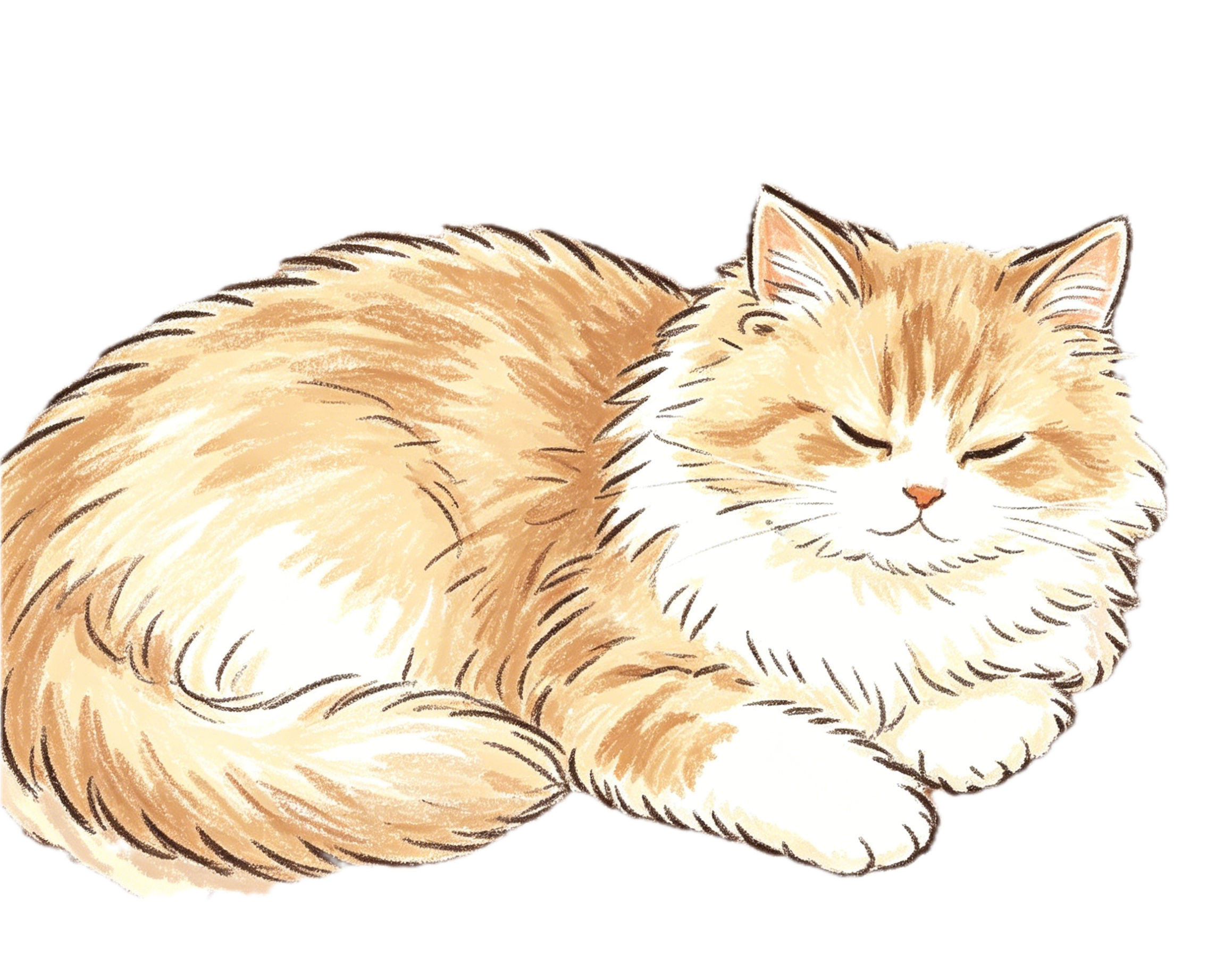 右侧呆呆猫小助理，躺在猫窝里